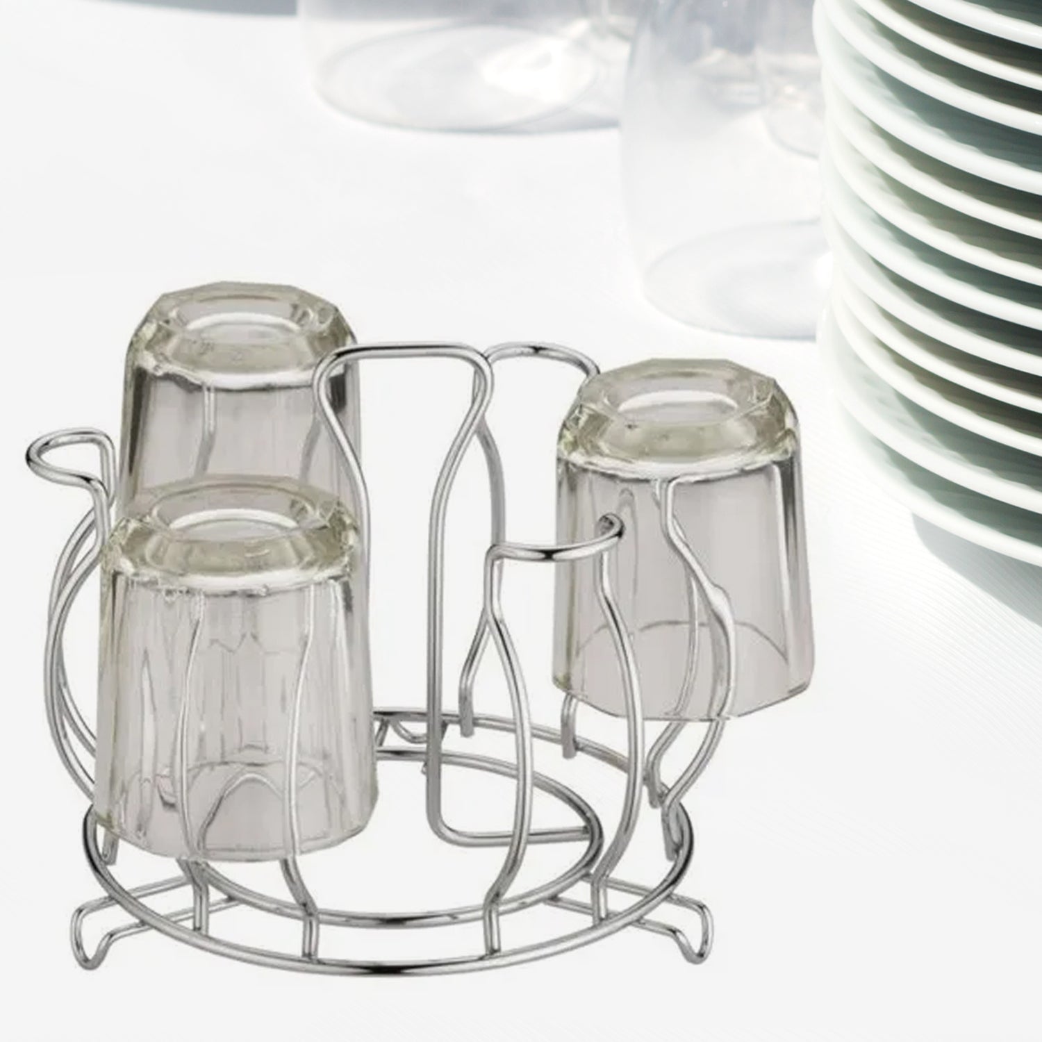 Stainless steel glass holder Stainless steel glass holder